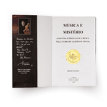 Livro Música e Mistério + Palheta + Selo de autografo