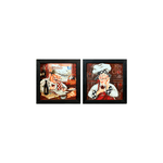 Dupla de Quadros 20x20 - Cheff