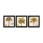 Trio de Quadros 20x20 - Palmeiras