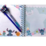 Caderno decorado Stitch