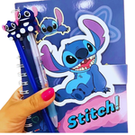Caderno decorado Stitch