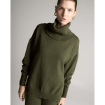 Blusa Básica Ampla Verde Militar