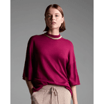 Blusa Ampla Noho Vermelho Bordô