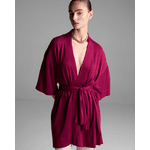 Kimono Noho vermelho Bordô