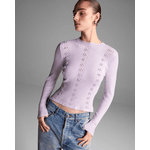Blusa Manga Longa Aurora Lilás