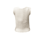 Blusa Guipir colete branco