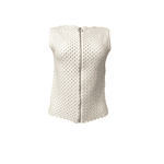 Blusa Guipir colete branco