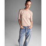 Blusa Chatons Bege Damasco