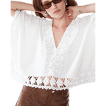Blusa Creta Bordada Branca-