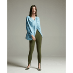 Blusa Damier Azul Claro