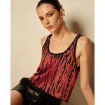 Blusa Top Flora Jacquard