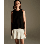 Saia Hortência Branco Off White