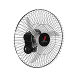 Ventilador Oscilante de Parede 60 Cm Preto Bivolt Ventura 