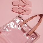 Kit Bag e Chinelo Bianca Rosa Light
