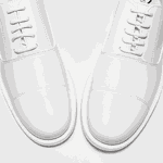 SAPATO MARINER MILITAR BRANCO ENVERNIZADO ALTO BRILHO