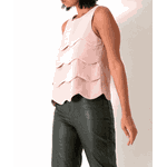 Blusa Pétalas - Nude