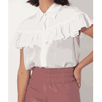Camisa Téca - Seda Pura - Branca