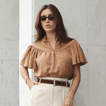 Blusa Manu - Camelo