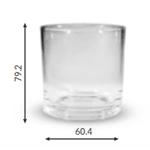 COPO DE VELA 265ML / 200GRS ROSE GOLD