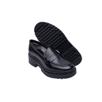 Mocassim Feminino Tratorado July Couro Maxtherapy Preto