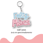 Chaveiros Gravados em Mdf Dia das Mães 10 Unidades