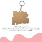 Chaveiros Gravados em Mdf Dia das Mães 10 Unidades