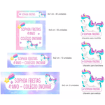 Etiquetas Escolares Personalizadas 65 Unidades + 3 Chaveiros 