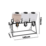Dispenser PlastPenser Porta Armazenamento 3 Módulos 24kg