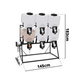 Dispenser PlastPenser Porta Armazenamento 6 Módulos 24kg