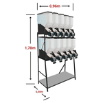 Dispenser PlastPenser 10 Módulos 35L