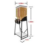 Dispenser PlastPenser 3 Módulos 45L