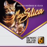 MecSílica Areia Higiênica Para Gatos Sílica Sanitária Micro Cristais