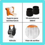 SiloPet Dispenser 10 Módulos 36L Para Líquidos e Sólidos