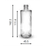 FRASCO CILINDRICO 120ML R.20/415 TRANSP 