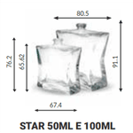 VIDRO STAR 50ML REC.15/GPI TRANSPARENTE