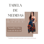Vestido Midi Jessica Estampa Vintage- Azul