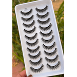 Cartela de Cilios de Postiços 10 Pares