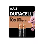PILHA DURACELL AA PACOTE C/2
