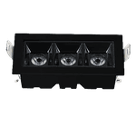 SPOT EMBUTIR FOCCO 6W 2700K 24º PT 7242 GAYA