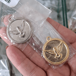 PINGENTE REDONDO ESPIRITO SANTO SEM RESINA ML6025 .