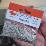 ENTREMEIO ARGOLA COM BOLINHAS 10G 969 .