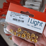 RONDELA COM STRASS 8MM 24UN 830 .