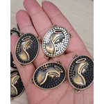 ENTREMEIO OVAL NOSSA SENHORA DO SILENCIO SEM STRASS ML6092 .