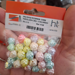 MIÇANGA ROSINHA 12MM PEROLADA 30G 1138 .