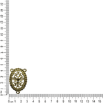 ENTREMEIO OVAL ESPIRITO SANTO SEM STRASS ML6044 .