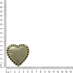 ENTREMEIO CORAÇÃO GRANDE SEM STRASS ML6059 .