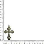 CRUZ CORAÇÃO SEM STRASS ML6068 .