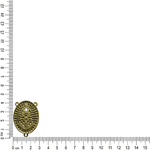 ENTREMEIO OVAL NOSSA SENHORA CRAVEJADO SEM STRASS ML6090 .