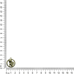 PINGENTE REDONDO ANJO DA GUARDA ML6076 .