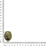 ENTREMEIO OVAL NOSSA SENHORA DO SILENCIO SEM STRASS ML6092 .